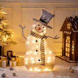 LED Christmas Snowman Decoration Seasonal Decor - Tophatter Daily Deals