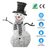 LED Christmas Snowman Decoration Seasonal Decor - Tophatter Daily Deals