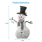 LED Christmas Snowman Decoration Seasonal Decor - Tophatter Daily Deals