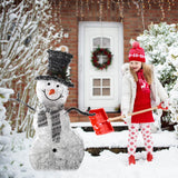 LED Christmas Snowman Decoration Seasonal Decor - Tophatter Daily Deals