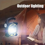 LED COB Camping Flashlight Lantern Outdoor Lighting - Tophatter Daily Deals