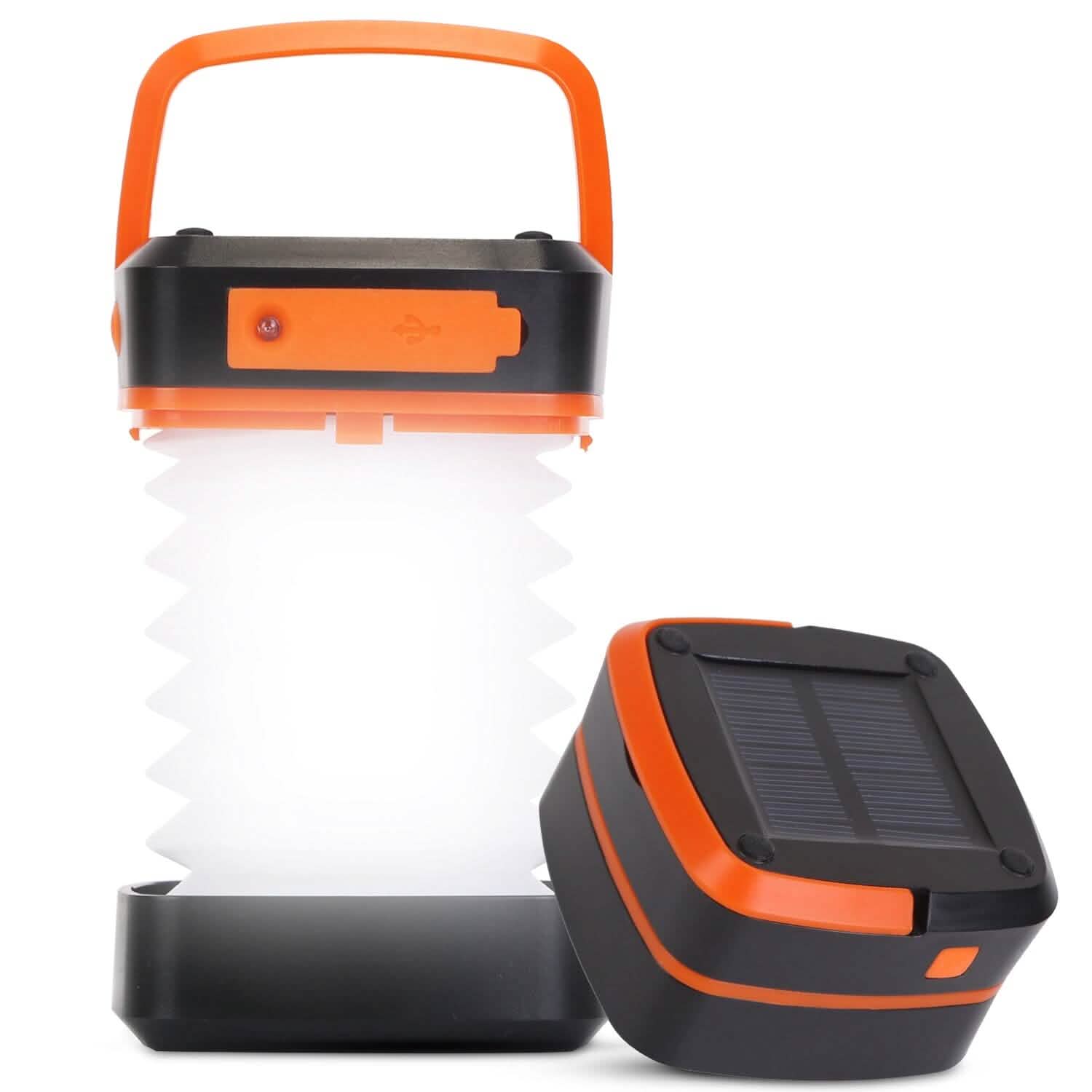 LED Collapsible Solar Camping Lantern Outdoor Recreation - Tophatter Daily Deals