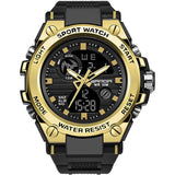 LED Digital Military Watch Classic Casual Sport Watch Gold Watches - Tophatter Daily Deals