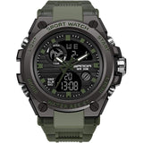 LED Digital Military Watch Classic Casual Sport Watch Green Watches - Tophatter Daily Deals