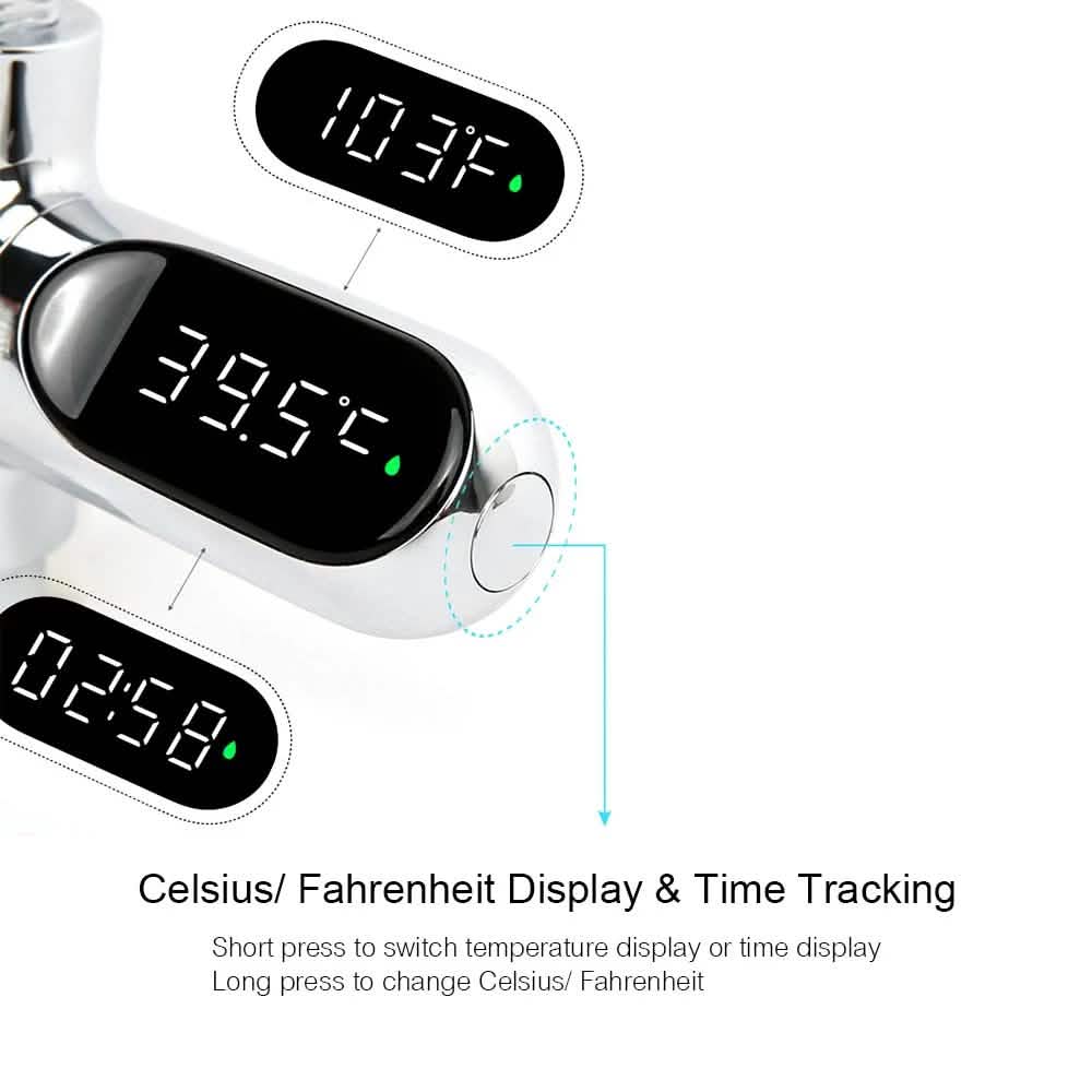 LED Digital Shower Thermometer Bath - Tophatter Daily Deals