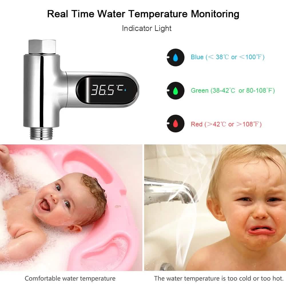 LED Digital Shower Thermometer Bath - Tophatter Daily Deals