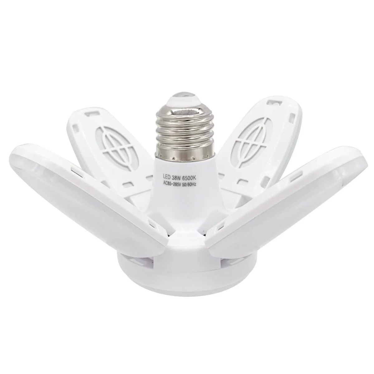LED Dimmable Garage Ceiling Lights with 4 Adjustable Panels Indoor Lighting - Tophatter Daily Deals