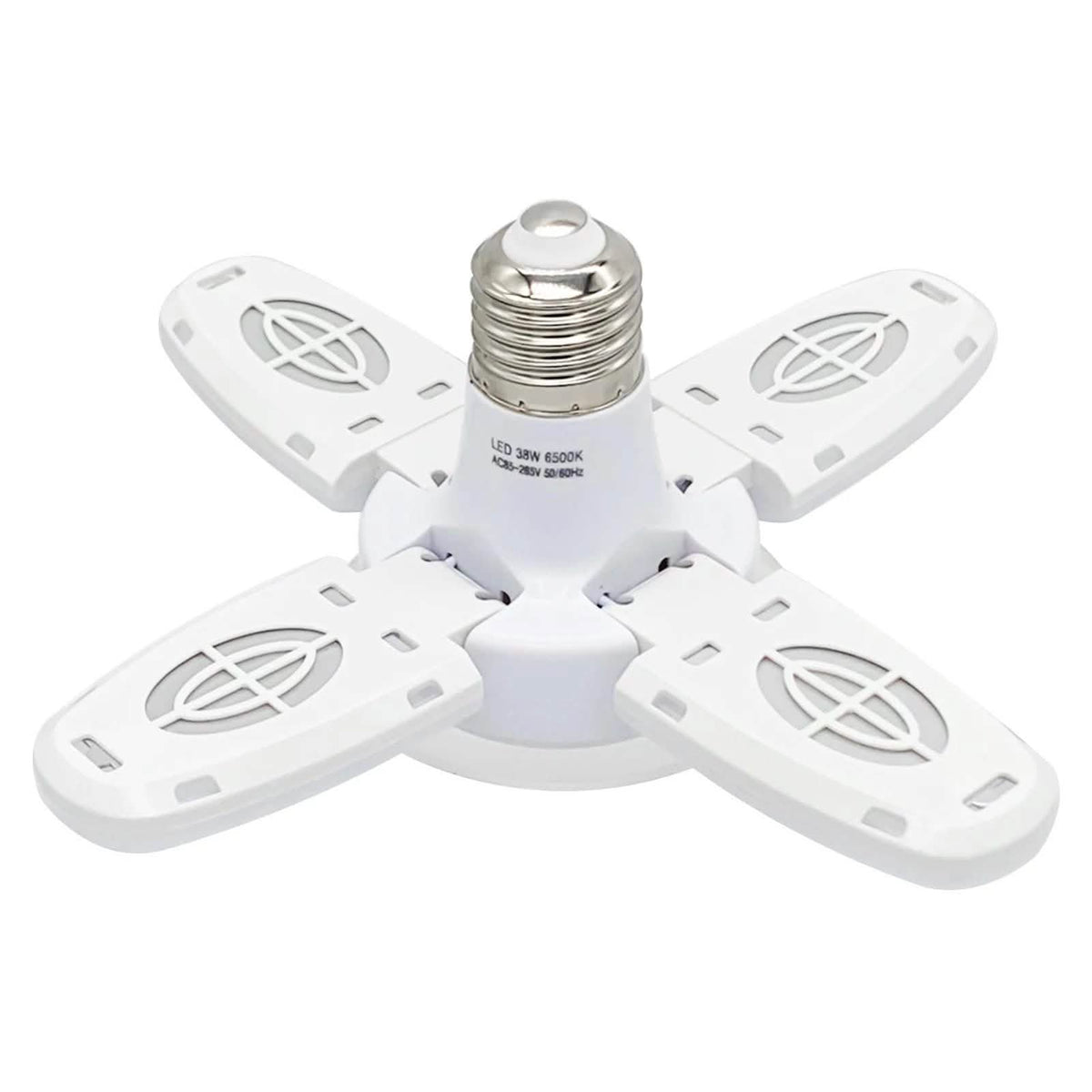LED Dimmable Garage Ceiling Lights with 4 Adjustable Panels Indoor Lighting - Tophatter Daily Deals