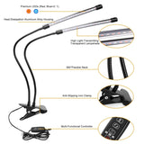 LED Grow Light Dual Head Lamp Garden & Patio - Tophatter Daily Deals