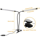 LED Grow Light Dual Head Lamp Garden & Patio - Tophatter Daily Deals