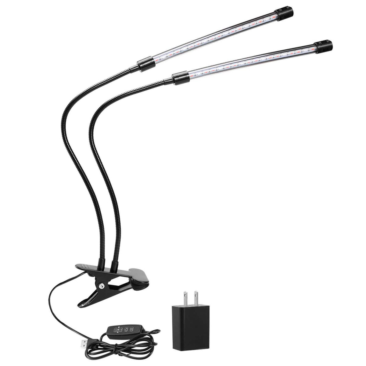 LED Grow Light Dual Head Lamp Garden & Patio - Tophatter Daily Deals