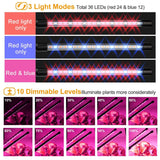 LED Grow Light Dual Head Lamp Garden & Patio - Tophatter Daily Deals