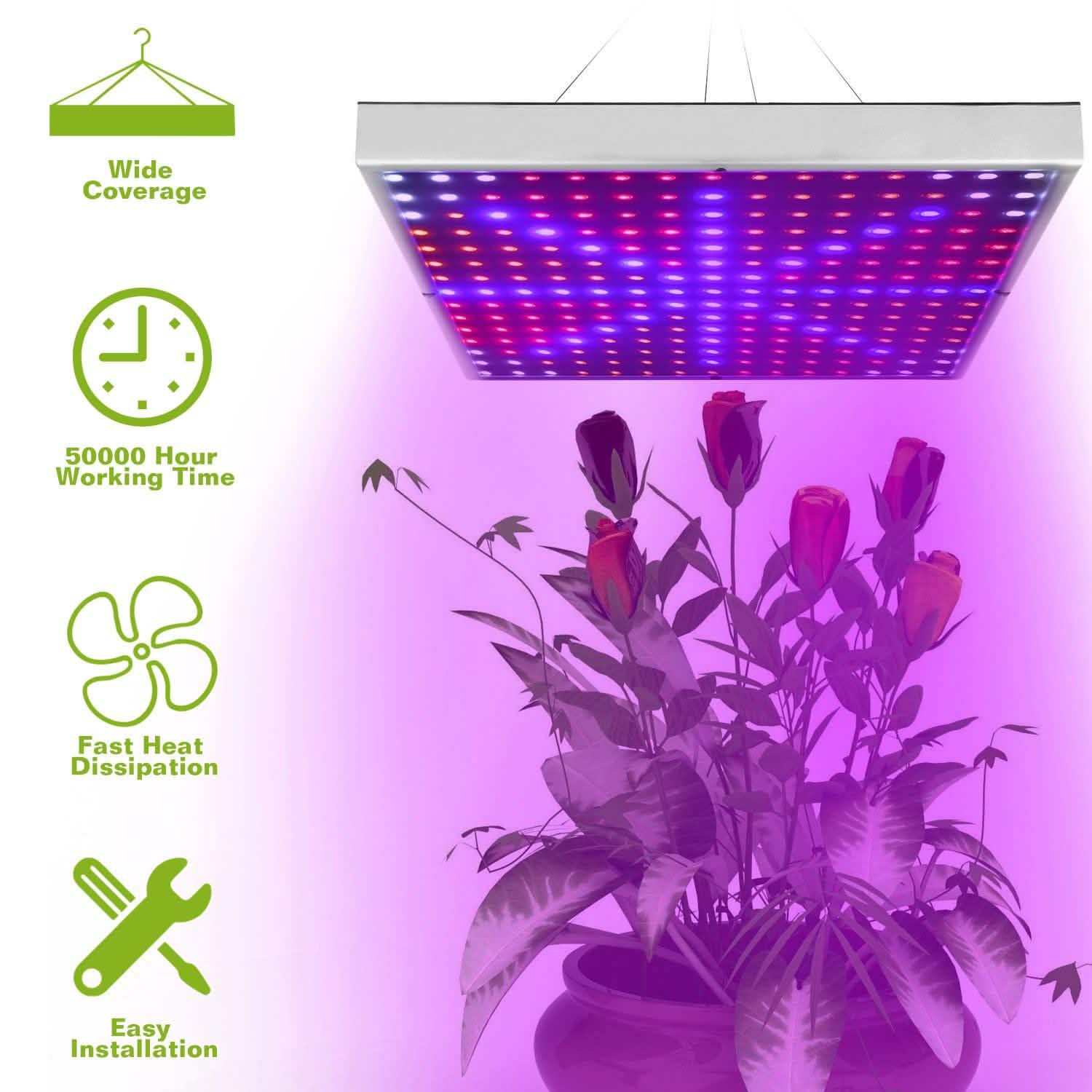 LED Grow Light Full Spectrum Hanging Garden & Patio - Tophatter Daily Deals
