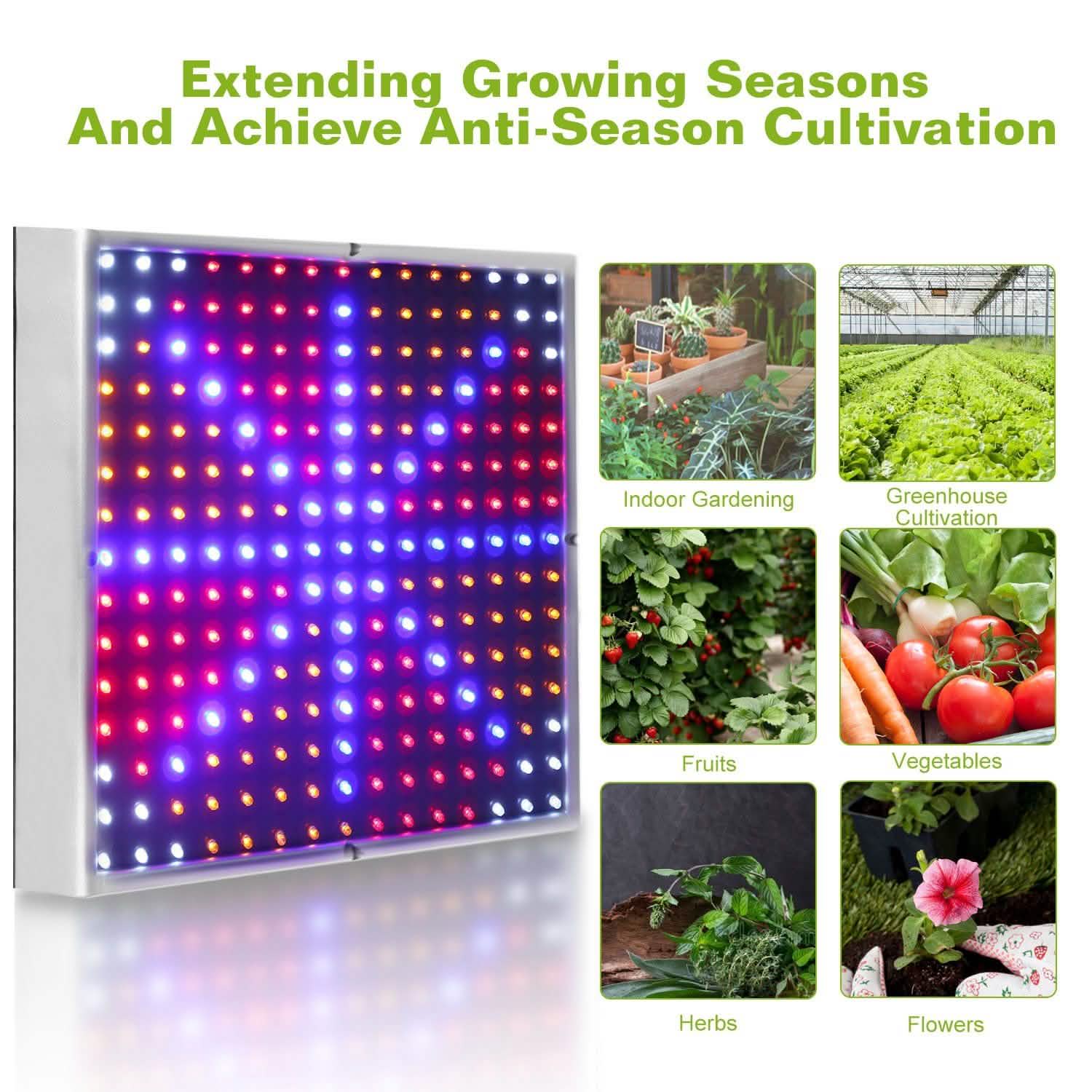 LED Grow Light Full Spectrum Hanging Garden & Patio - Tophatter Daily Deals