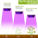 LED Grow Light Full Spectrum Hanging Garden & Patio - Tophatter Daily Deals