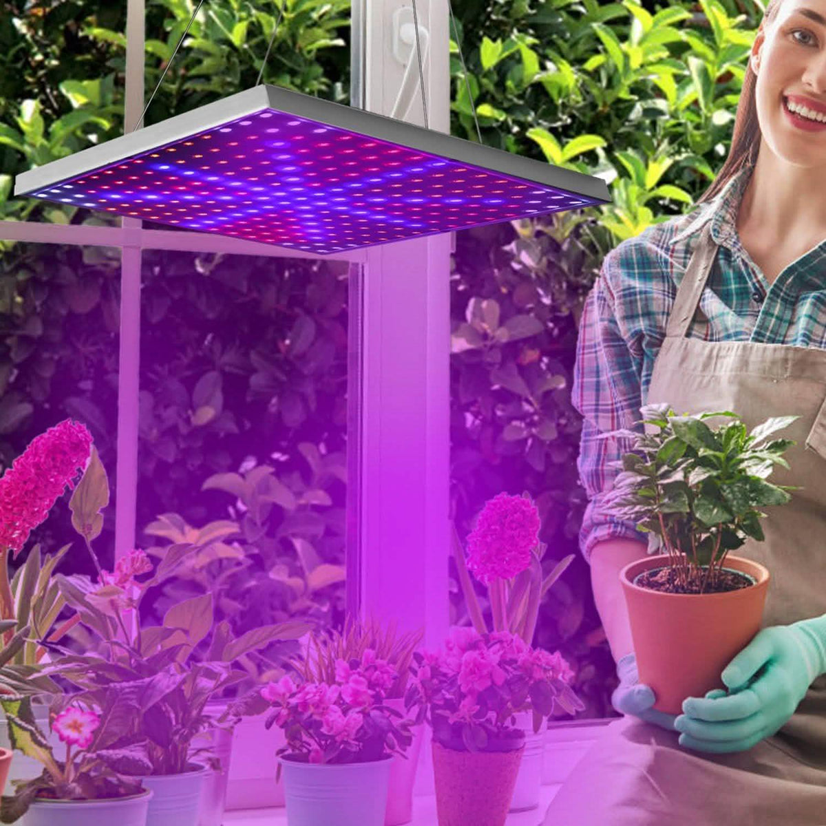 LED Grow Light Full Spectrum Hanging Garden & Patio - Tophatter Daily Deals