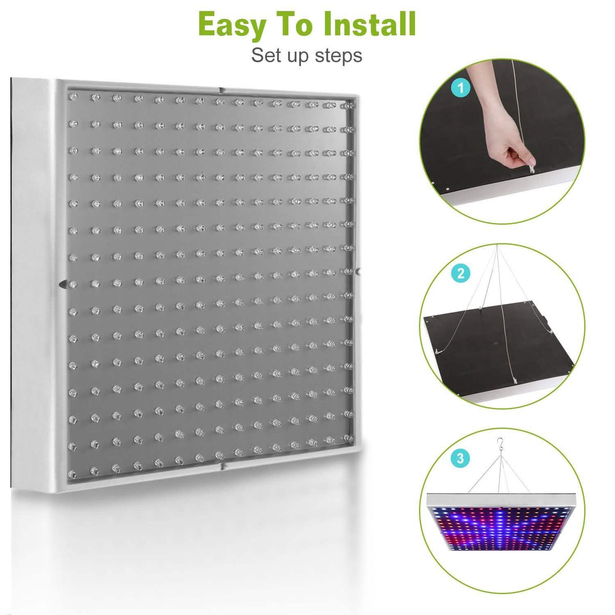 LED Grow Light Full Spectrum Hanging Garden & Patio - Tophatter Daily Deals