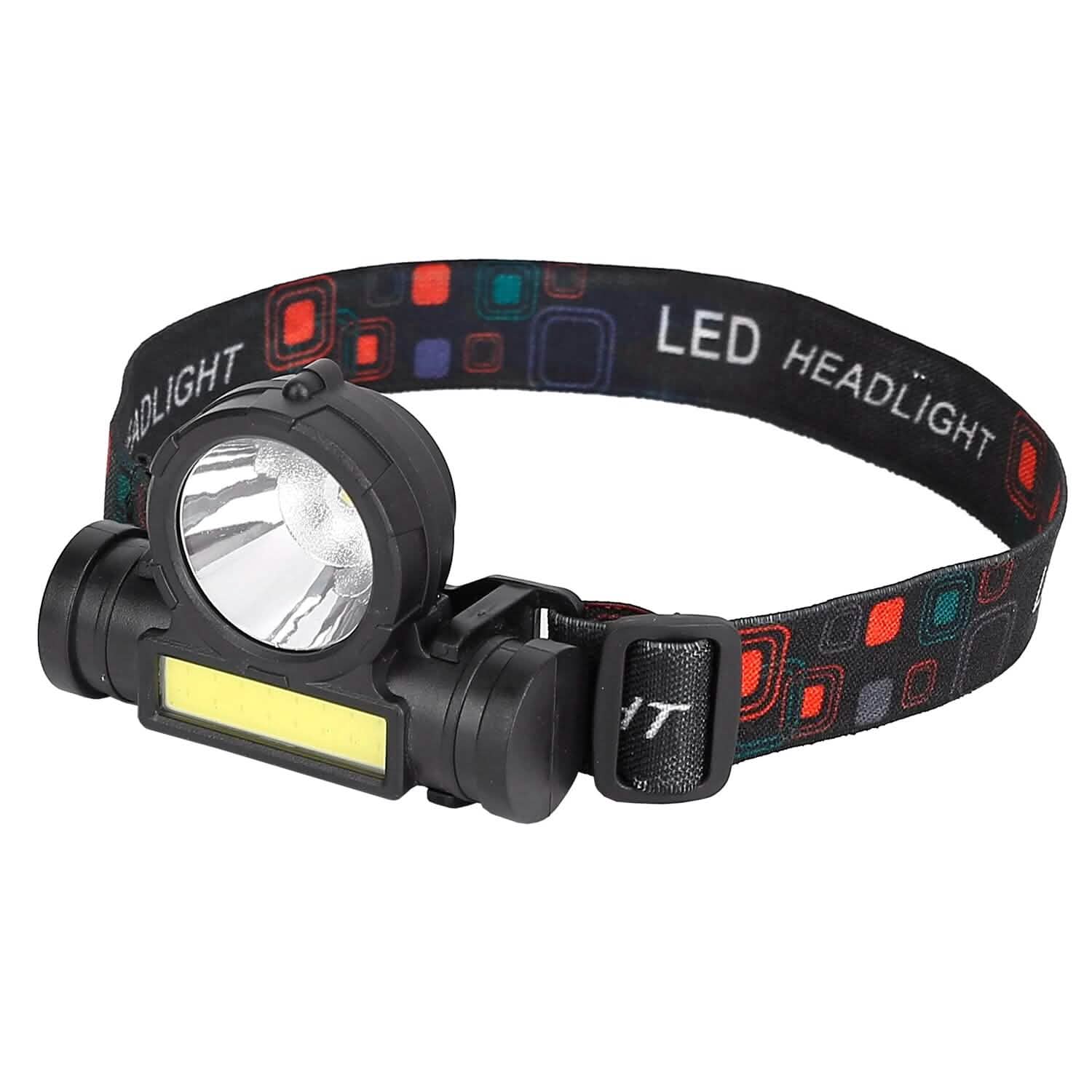 LED Headlight Super Bright Head Torch with 3 Lighting Modes Outdoor Recreation - Tophatter Daily Deals