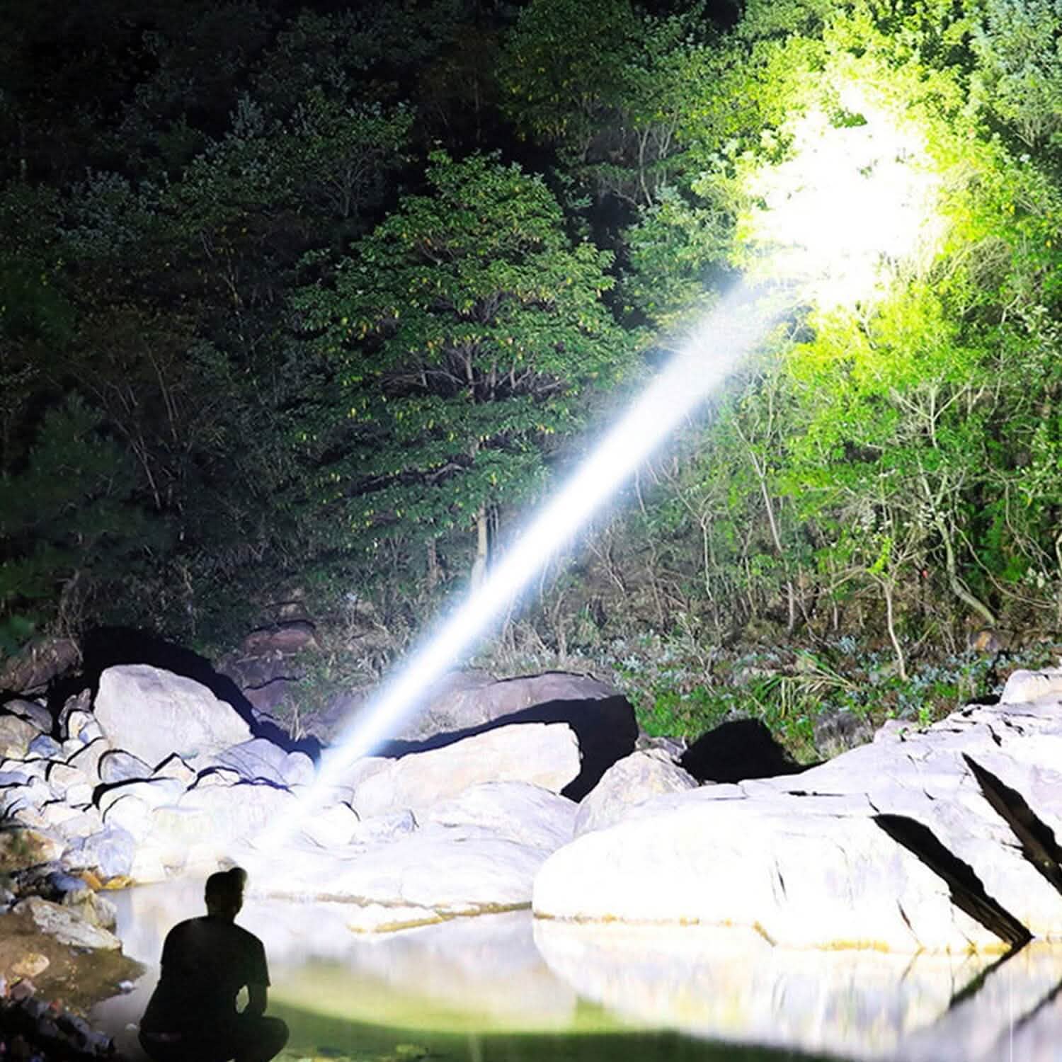 LED Headlight Super Bright Head Torch with 3 Lighting Modes Outdoor Recreation - Tophatter Daily Deals