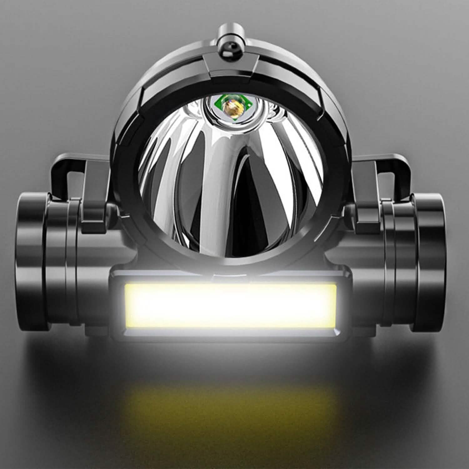 LED Headlight Super Bright Head Torch with 3 Lighting Modes Outdoor Recreation - Tophatter Daily Deals