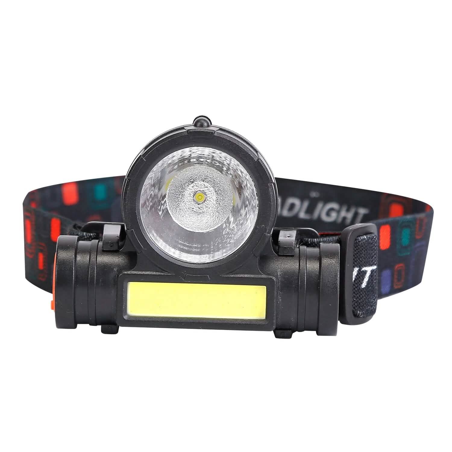 LED Headlight Super Bright Head Torch with 3 Lighting Modes Outdoor Recreation - Tophatter Daily Deals