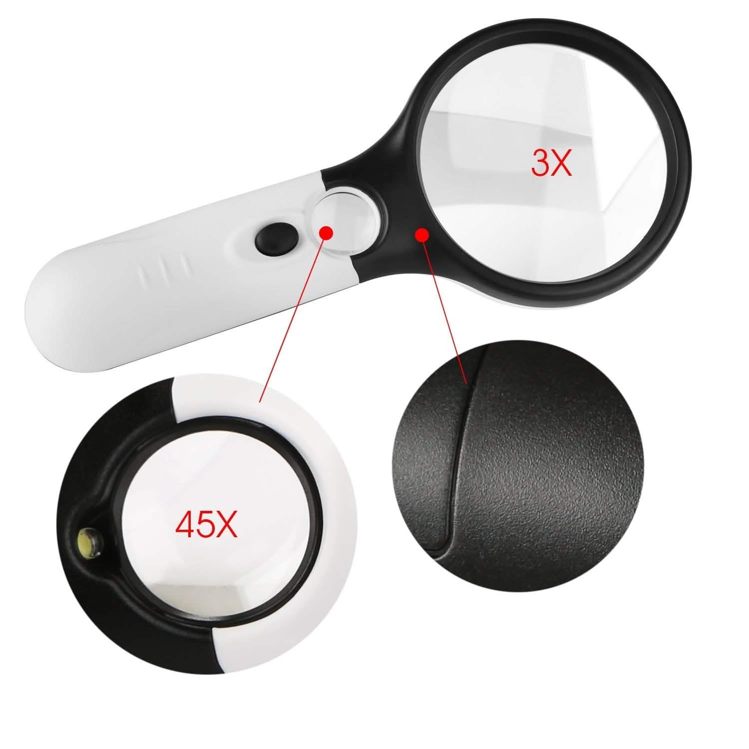 LED Illuminated Magnifying Glass School, Office & Art Supplies - Tophatter Daily Deals