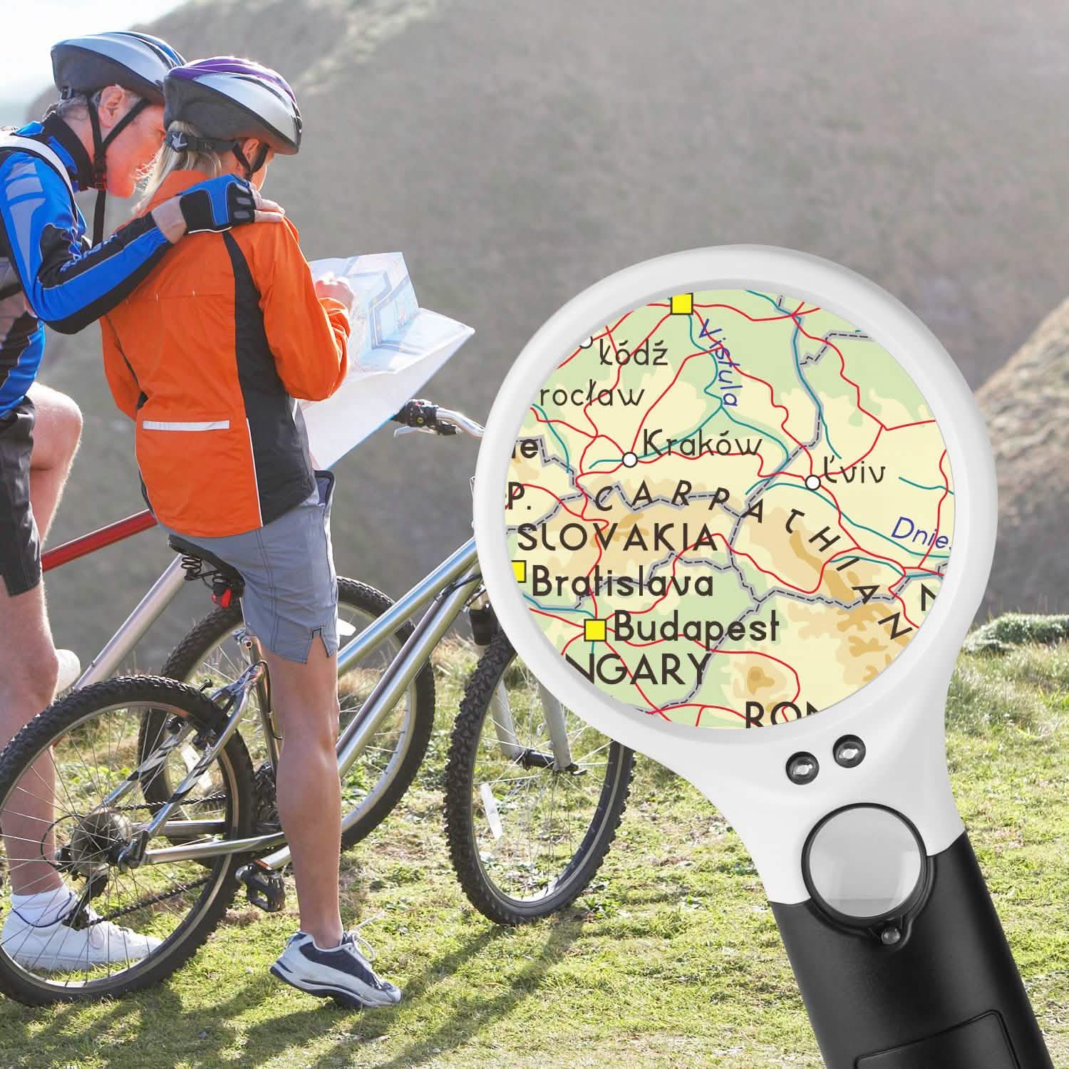 LED Illuminated Magnifying Glass School, Office & Art Supplies - Tophatter Daily Deals