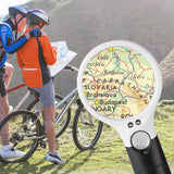 LED Illuminated Magnifying Glass School, Office & Art Supplies - Tophatter Daily Deals