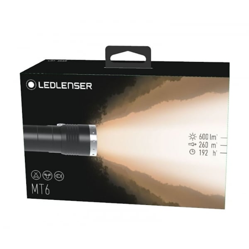 LED Lenser MT6 Pocket LED Flashlight Flashlights - Tophatter Daily Deals