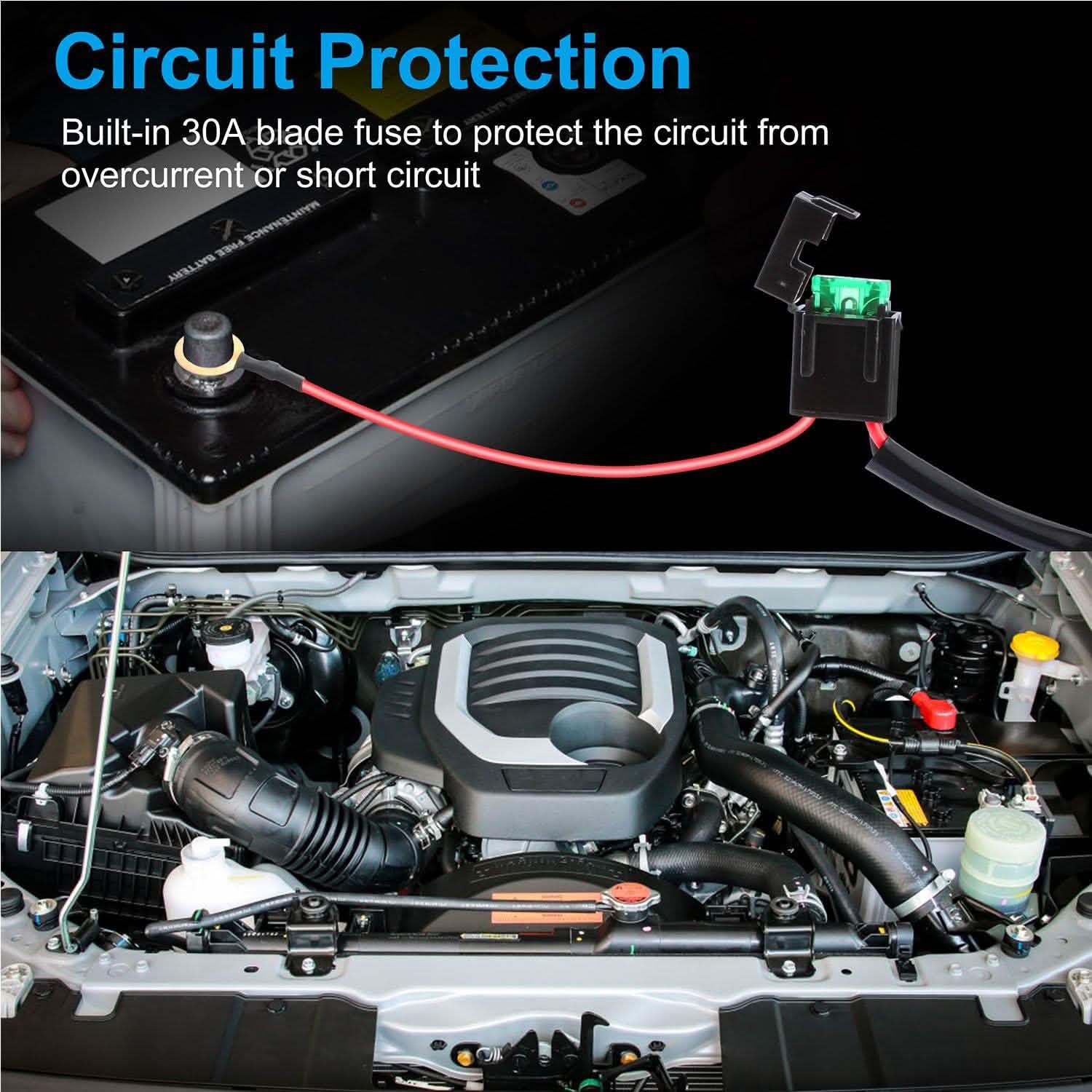 LED Light Bar Wiring Harness Kit Universal Fitment Automotive - Tophatter Daily Deals