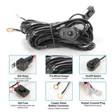 LED Light Bar Wiring Harness Kit Universal Fitment Automotive - Tophatter Daily Deals