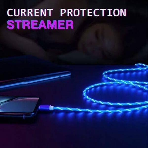 LED Light USB Charger Cable 3-in-1 Fast Charging Charging Cable - Tophatter Daily Deals