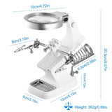 LED Lights Helping Hands Magnifying Glass School, Office & Art Supplies - Tophatter Daily Deals
