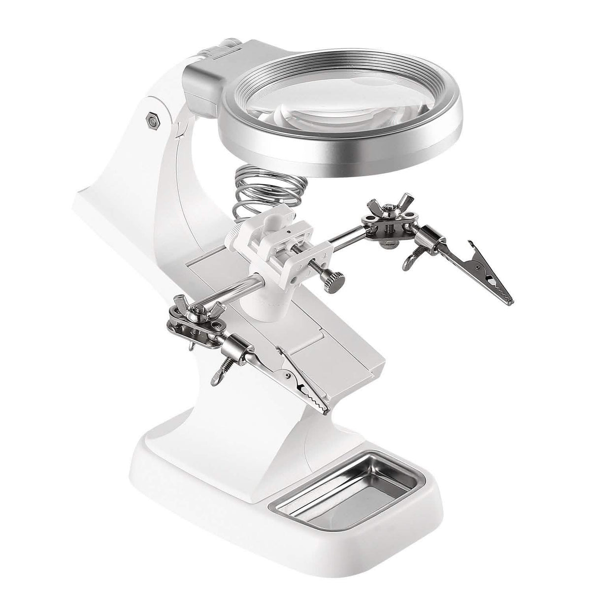 LED Lights Helping Hands Magnifying Glass School, Office & Art Supplies - Tophatter Daily Deals