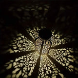LED Metal Lantern Solar Lamp Outdoor Lighting - Tophatter Daily Deals