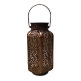 LED Metal Lantern Solar Lamp Outdoor Lighting - Tophatter Daily Deals