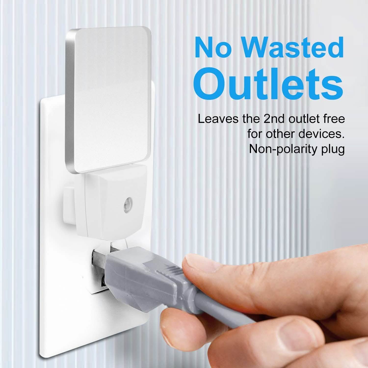 LED Night Light Dusk to Dawn Sensor Indoor Lighting - Tophatter Daily Deals