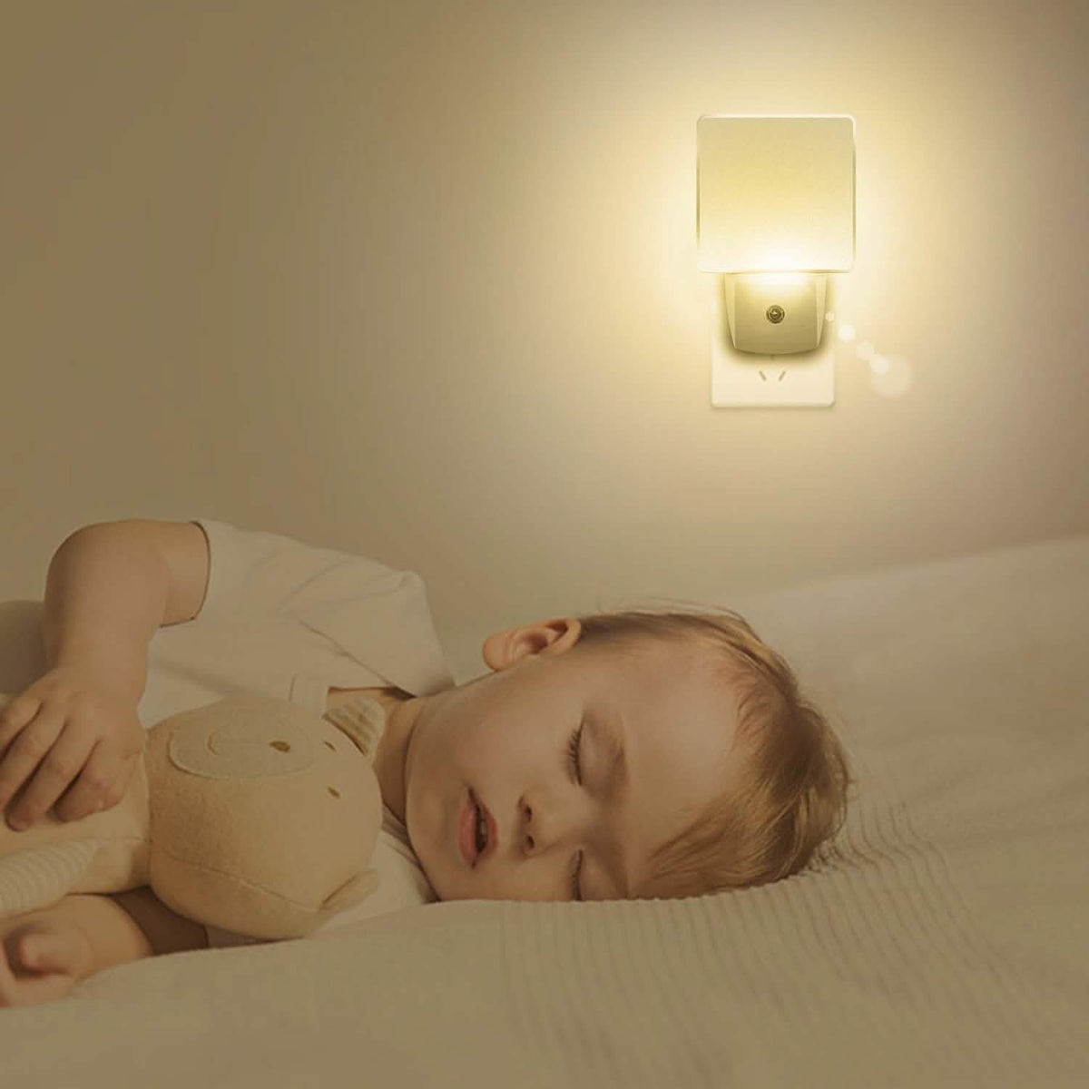 LED Night Light Dusk to Dawn Sensor Indoor Lighting - Tophatter Daily Deals