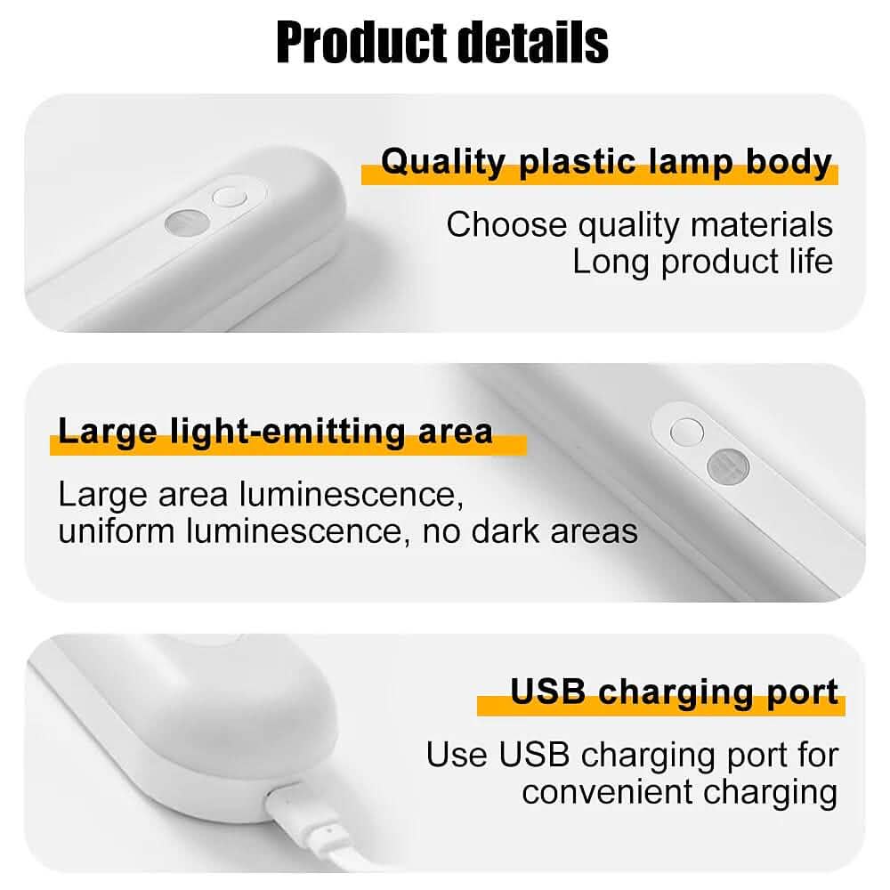 LED Night Lights USB Rechargeable Indoor Lighting - Tophatter Daily Deals