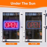 LED Open Sign Advertisement Board with 11 Levels Adjustable Brightness Indoor Lighting - Tophatter Daily Deals