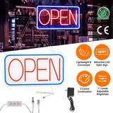 LED Open Sign Advertisement Board with 11 Levels Adjustable Brightness Indoor Lighting - Tophatter Daily Deals