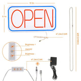 LED Open Sign Advertisement Board with 11 Levels Adjustable Brightness Indoor Lighting - Tophatter Daily Deals