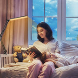 LED Reading Desk Lamp with Clamp Adjustable Swing Arm Indoor Lighting - Tophatter Daily Deals