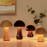 LED Rechargeable Creative Mushroom Table Lamp Indoor Lighting - Tophatter Daily Deals
