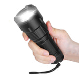 LED Rechargeable Zoomable Flashlight Outdoor Recreation - Tophatter Daily Deals