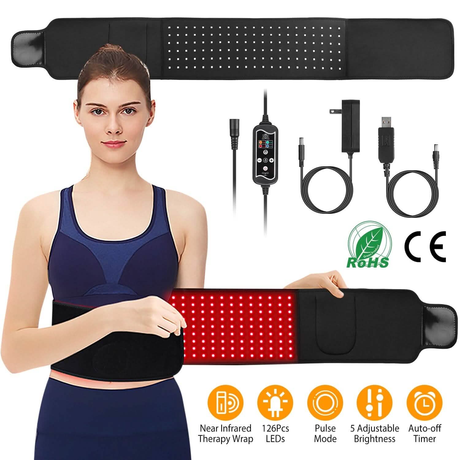 LED Red Light Therapy Belt Health & Wellness - Tophatter Daily Deals