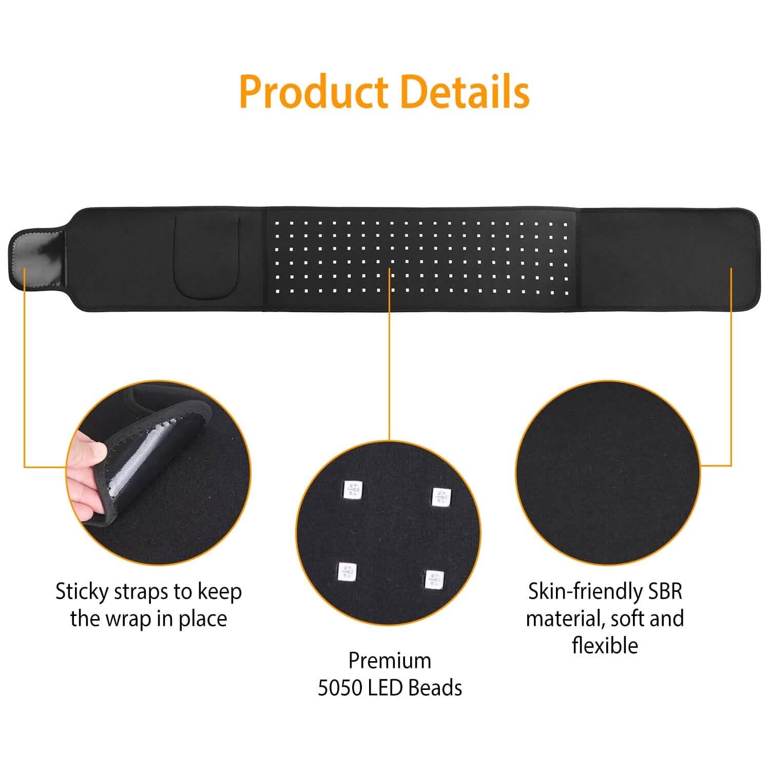 LED Red Light Therapy Belt Health & Wellness - Tophatter Daily Deals