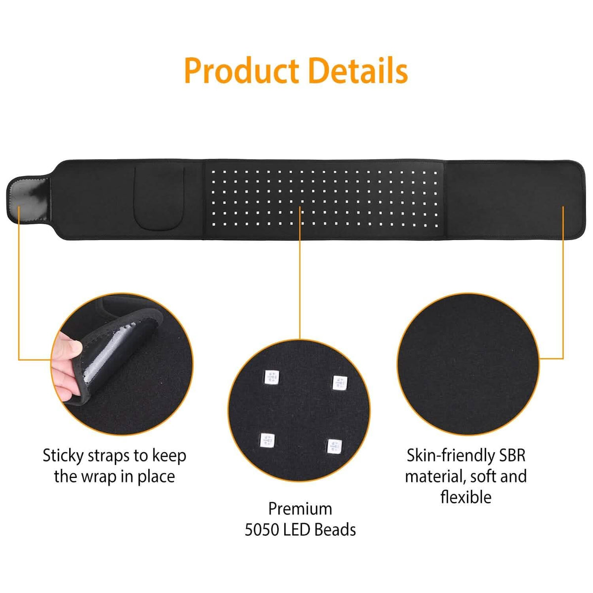 LED Red Light Therapy Belt Health & Wellness - Tophatter Daily Deals
