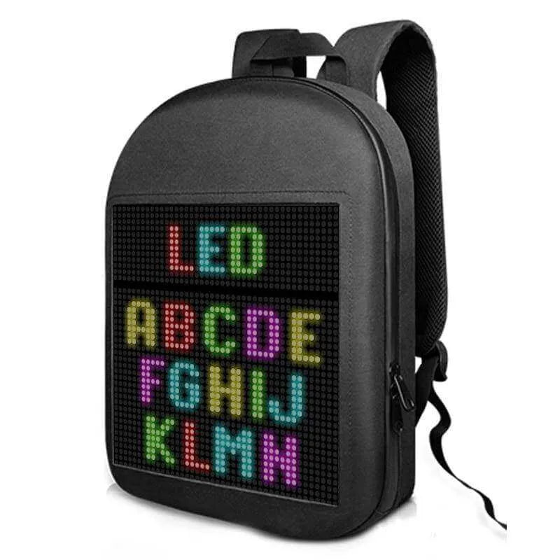 Led Screen Display Wireless Backpack LED Backpack - Tophatter Daily Deals