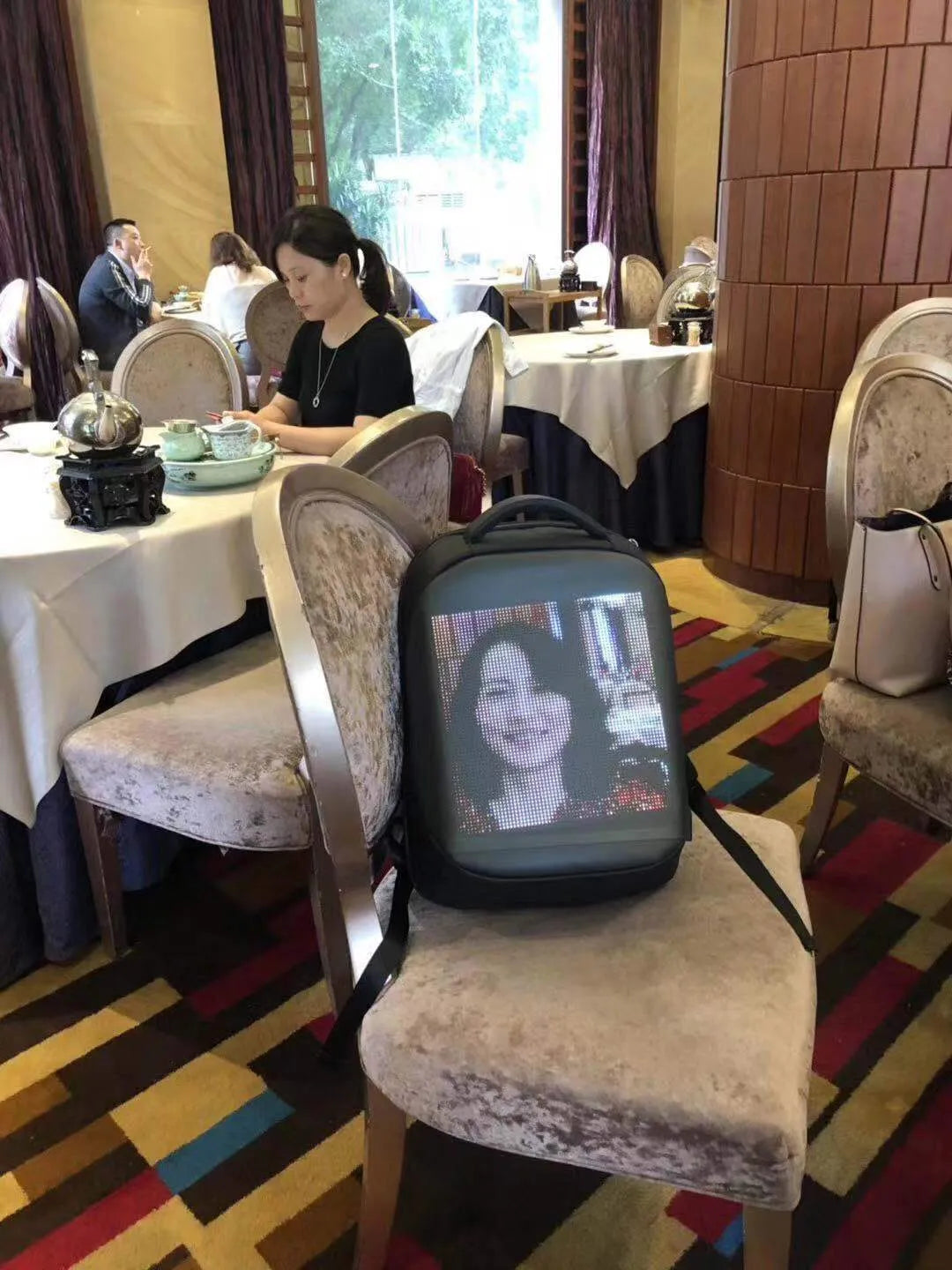 Led Screen Display Wireless Backpack LED Backpack - Tophatter Daily Deals